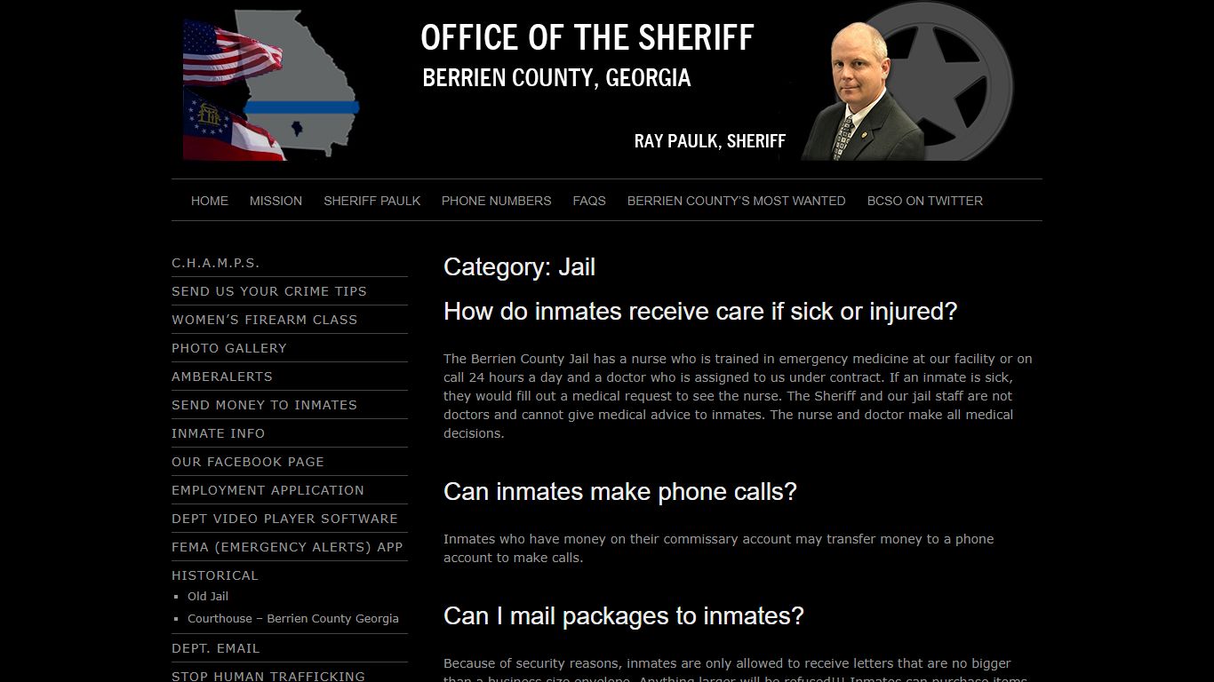 Jail – Berrien County Sheriff's Office